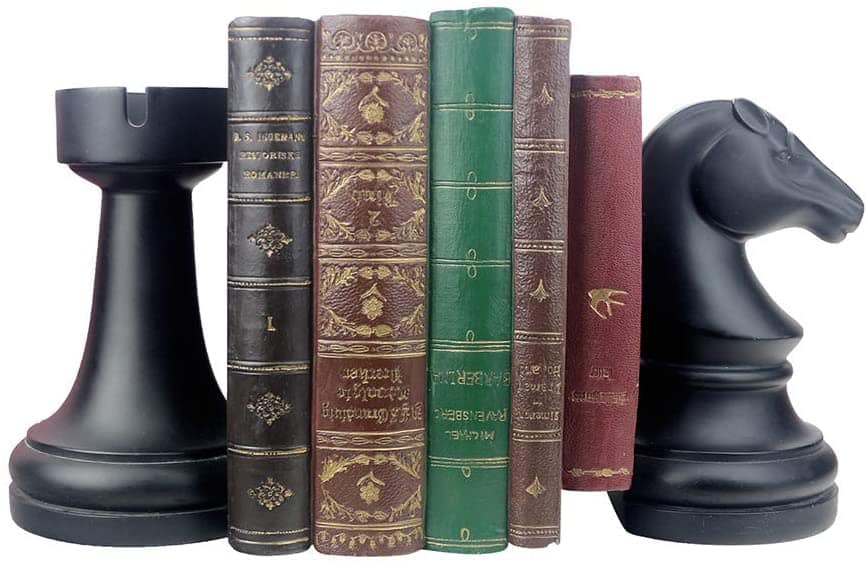 Decorative Chess Bookends