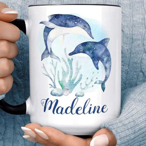Dolphin Personalized Mug – A personalized dolphin gift