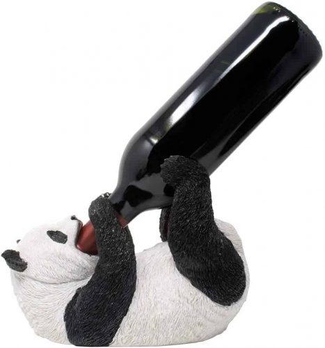 Panda Wine Bottle Holder – A funny panda gift for him or her