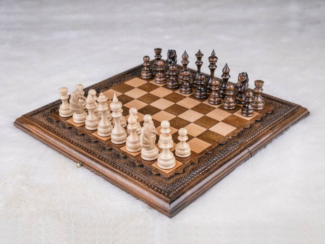 Unique Personalized Chess Set