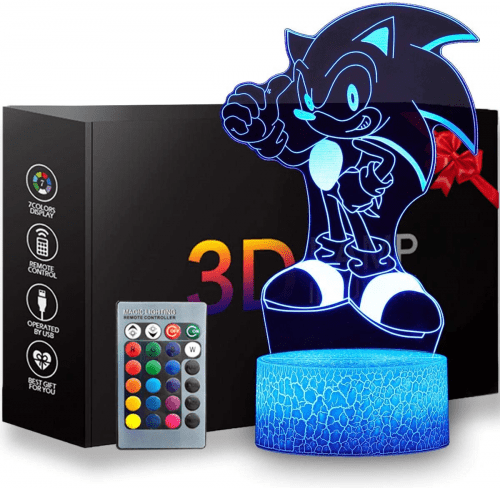 3D Lamp – Sonic the Hedgehog birthday gifts