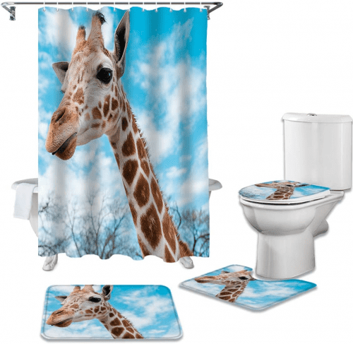 Bathroom Decor – Gifts for people who love giraffes