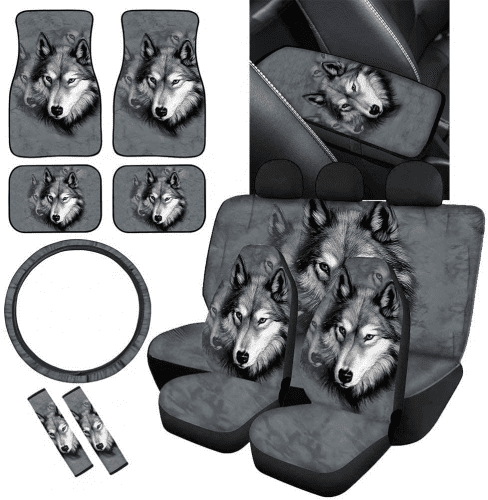 Car Seat Cover Set – Gifts for wolf lovers