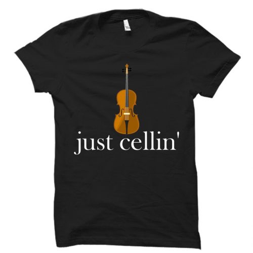 Cello themed T shirt – A funny cello related gift