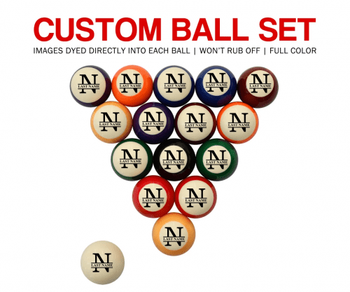Custom Pool Balls – Personalized pool player gifts