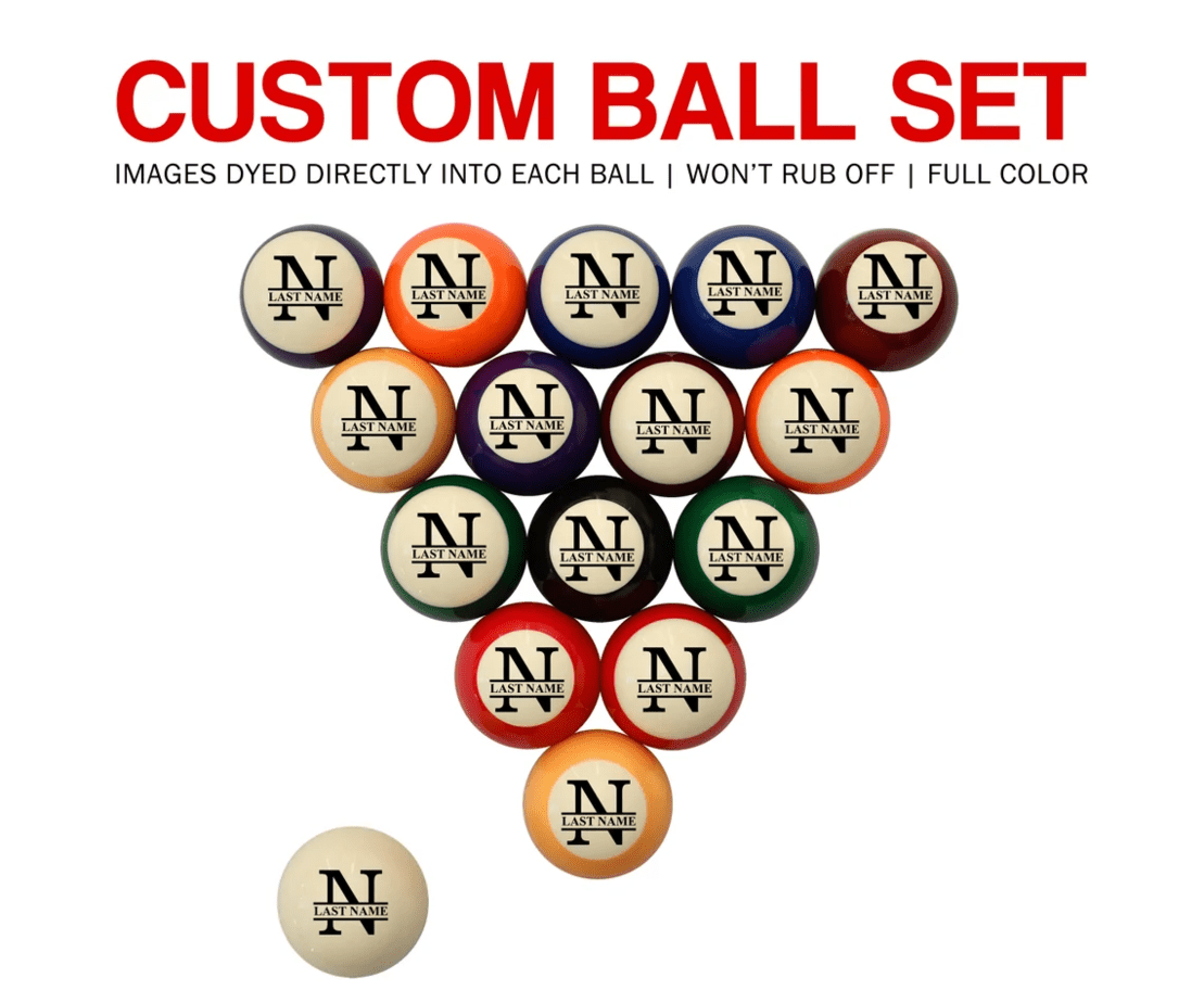 Custom Pool Balls