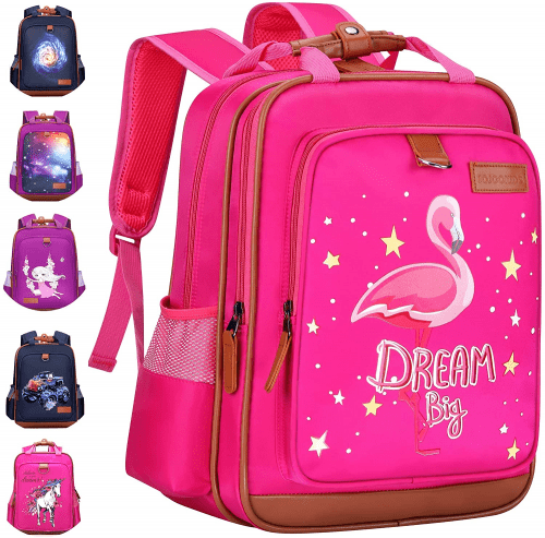 Flamingo themed Backpack – Flamingo presents for students