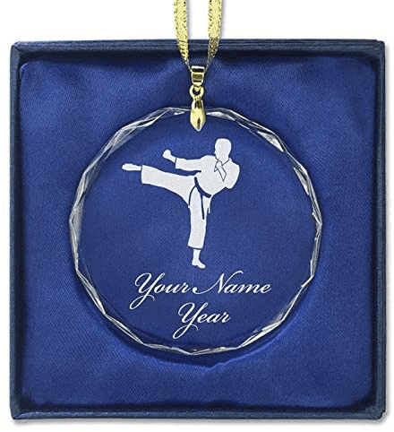 Laser Etched Ornament – Gifts for the martial arts instructor