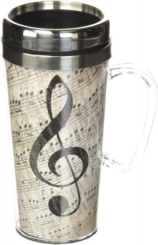 Music Travel Mug – A present for singers who travel often