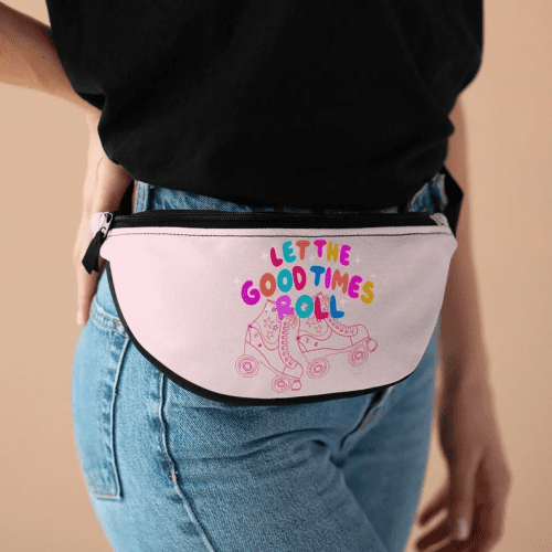 Roller Skating Themed Fanny Pack – Quirky roller skating clothing and accessories