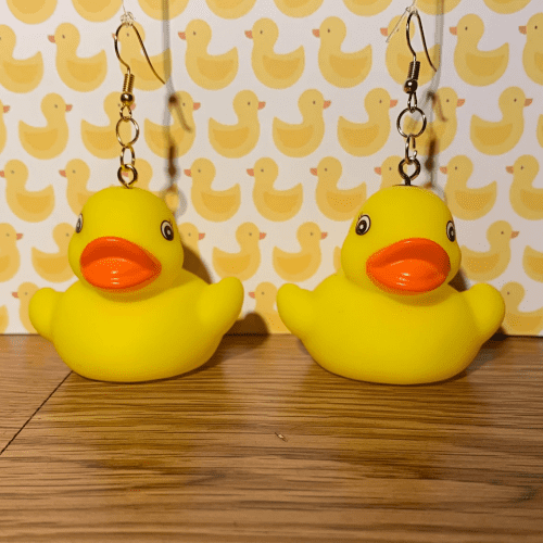 Rubber Duck Earrings – Cute duck gifts