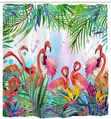 Shower Curtain – Fun pink flamingo merchandise