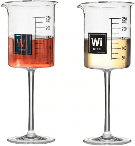Beaker Wine Glass Set – Quirky gift idea for chemistry and wine enthusiasts