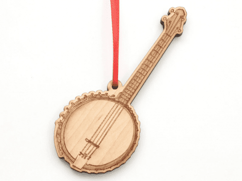 Cool Christmas Ornament – Holiday gifts for banjo players