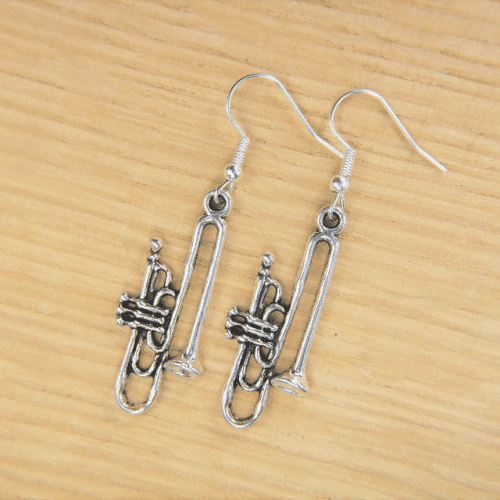 Cool Earrings – Trombone themed gifts