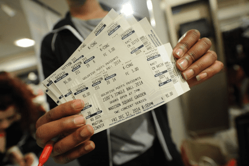 Event Tickets – Experience gifts that begin with E