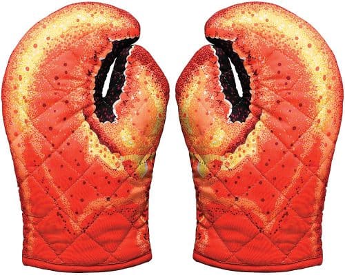 Lobster Claw Oven Mits – A funny gift beginning with L