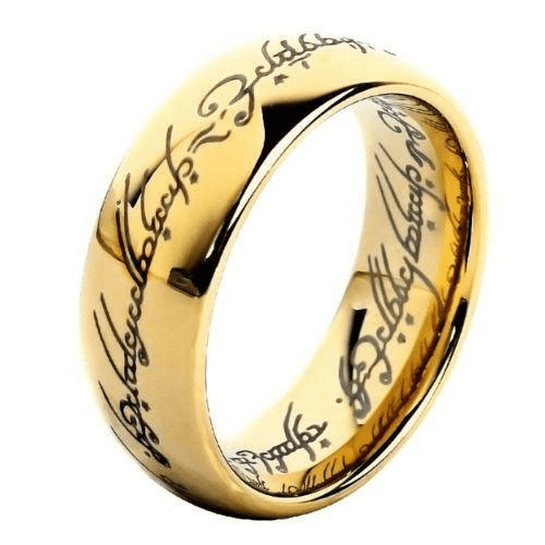 Matching Rings – Romantic Lord of the Rings gifts