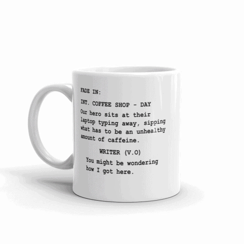 Screenwriter Coffee Mug – Thoughtful gift idea for scriptwriters