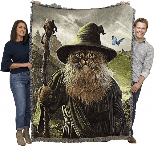 Catdalf Throw – Funny Lord of the Rings gift