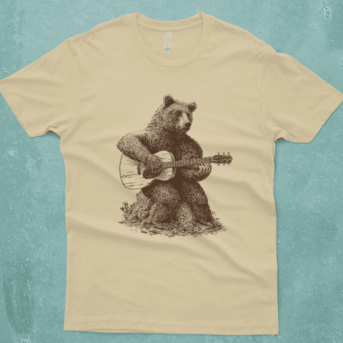 Bear Themed T shirt – Quirky gift idea for bear lovers of all ages