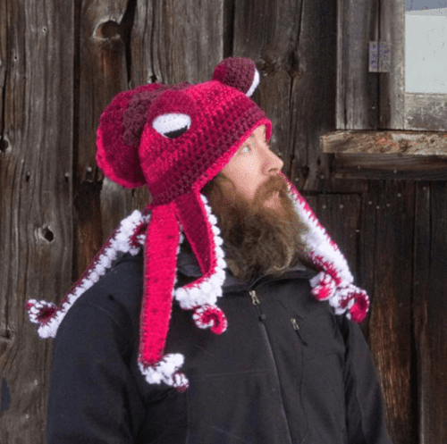 Crocheted Hat – Unique octopus gifts