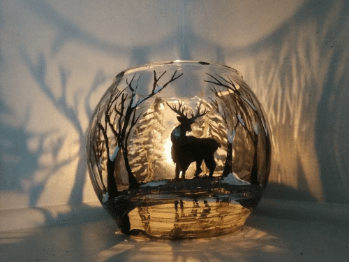 Deer Candle Holder – Deer related gifts for the home