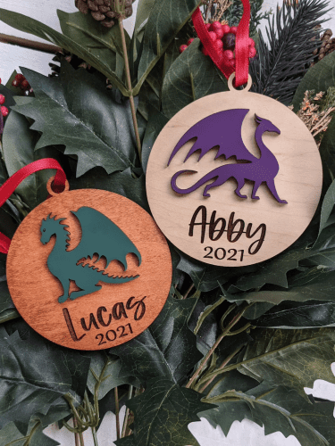 Dragon Christmas Ornaments – Sweet Christmas gift for dragon lovers