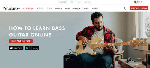 Fender Play Digital Subscription – Thoughtful gift idea for beginning bass players