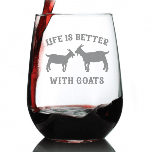 Goat Wine Glass – Goat related gifts
