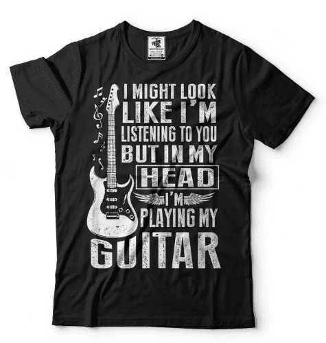 Guitar T shirt – Wearable guitar gift ideas