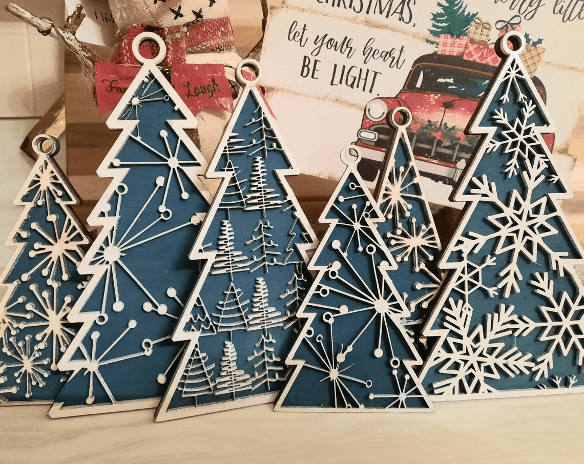 Handmade Christmas Ornament Set