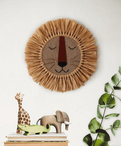 Lion Wall Hanging – Beautiful lion gift idea for the home