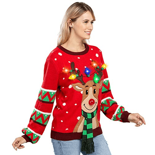 Reindeer Christmas Sweater – Deer gift ideas for the holidays