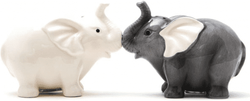 Salt Pepper Shakers – Unique elephant gifts for the kitchen