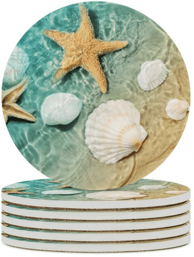 Seashell Coasters – Seashell gifts for entertaining