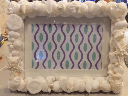 Seashell Picture Frame – Gifts made from seashells