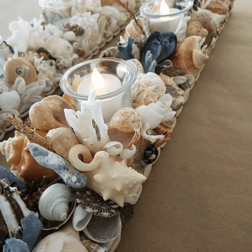Shell Candle Holder – Decorative seashell gifts
