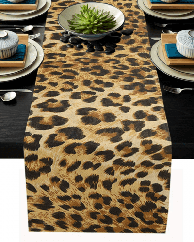 Table Runner – Home Gifts for leopard lovers