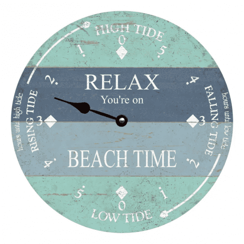 Tide Clock – Presents that start with T for beach goers