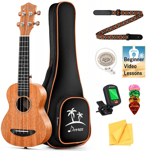 Ukulele Kit with Beginner Accessories – Musical present that starts with U
