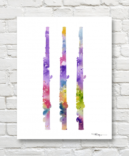 Wall Art – Unique gifts for flute players