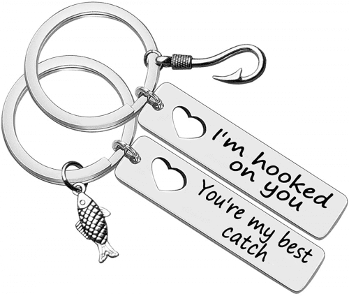 Couples Fishing Keychain – Fishing gifts for a boyfriend
