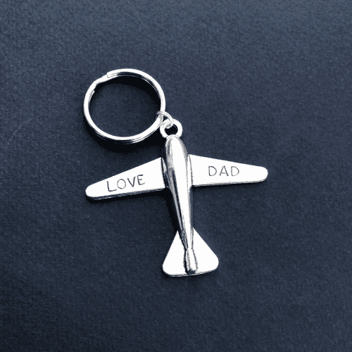 Personalized Airplane Keychain – Small gifts for flight attendants