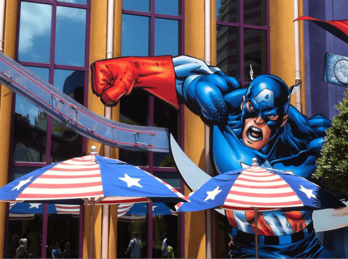 Trip to Islands of Adventure at Universal Florida – Best Captain America gifts