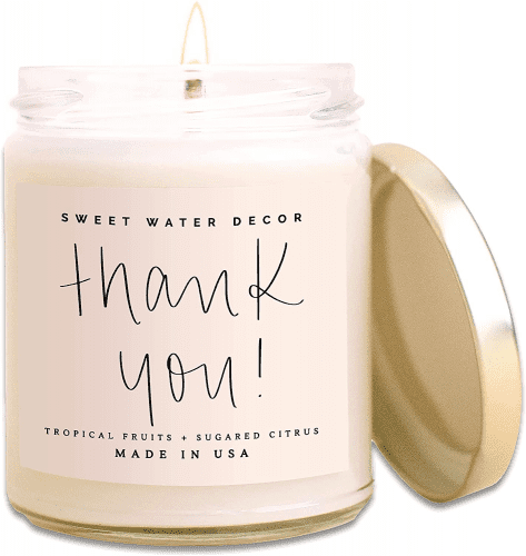 Appreciation Candle – Thank you gifts for social workers