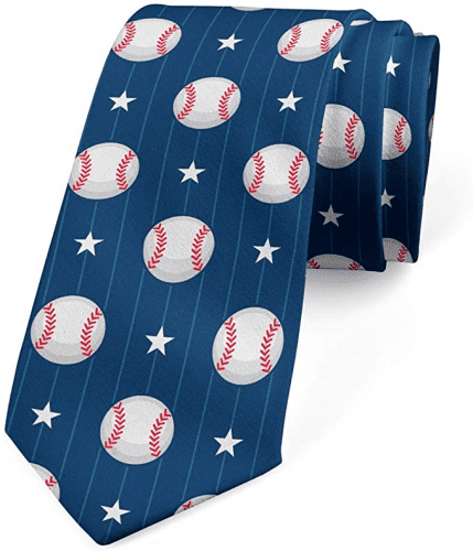 Baseball Tie – Baseball Fathers Day gifts