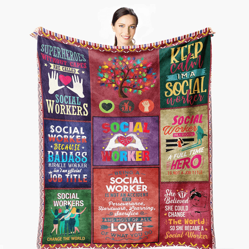 Cozy Blanket – Social worker gift ideas for the home