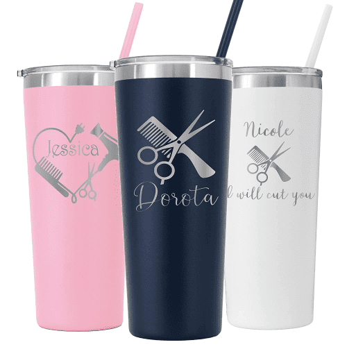 Custom Tumbler – Personalized gifts for hairdresser