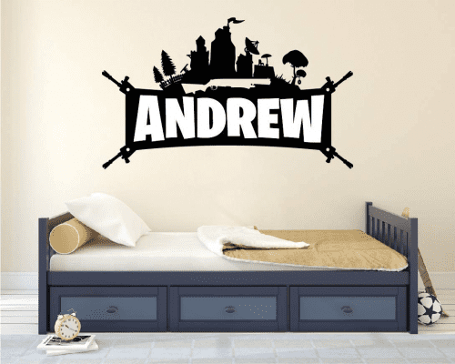 Custom Wall Decal – More Fortnite gifts to decorate with